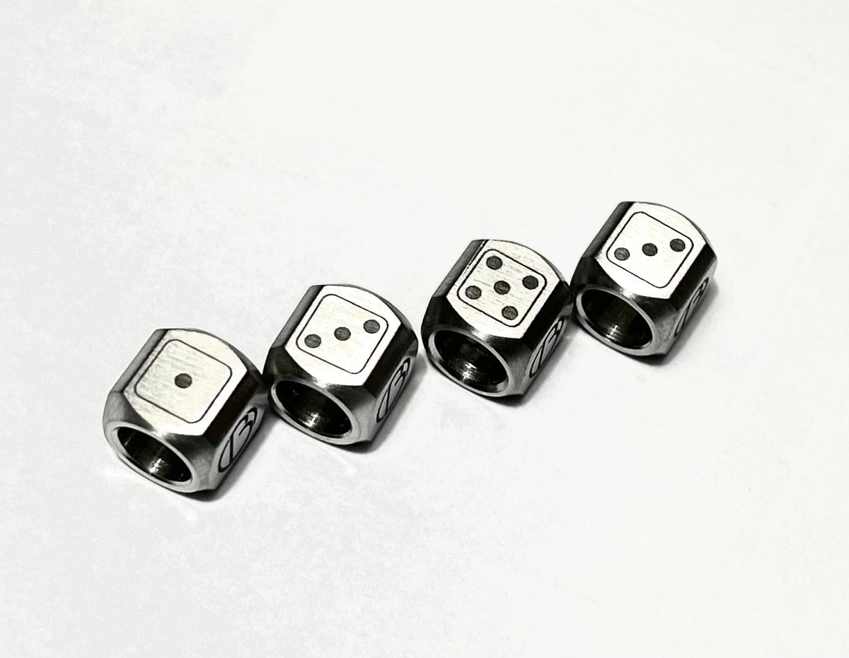 We were asked to engrave "Dice" onto some of our Signature beads. They came out fabulous!

We have a FREE ENGRAVING offer on until the end of February. Use ENGRAVEME! in the discount window.

baileyofsheffield.com
