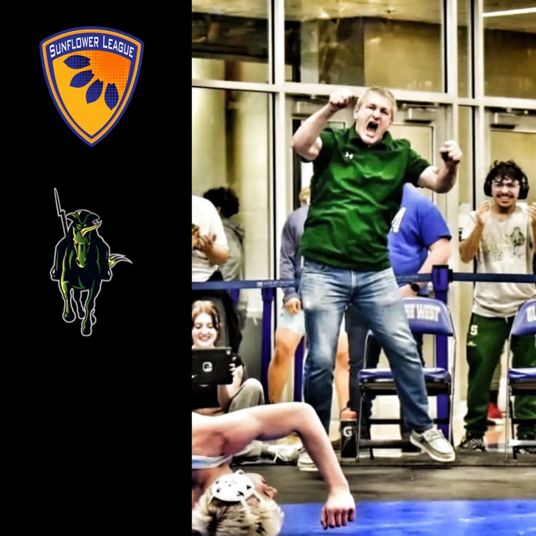 Head Coach Gavin Spake voted 2025 Sunflower League coach of the year. Coach Spake led the Shawnee Mission South Raiders to their first in school history girl’s wrestling League Championship.