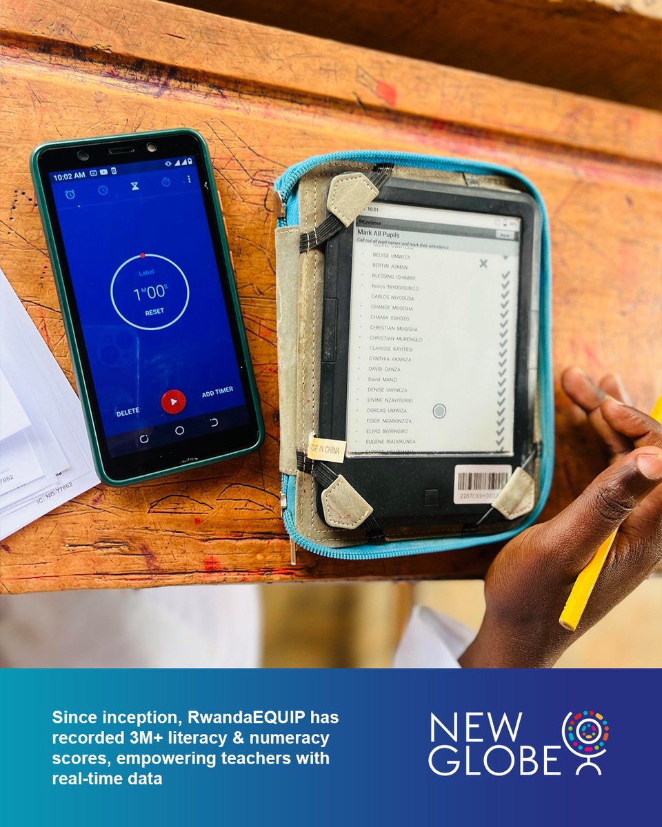 NewGlobeEdu's tweet photo. 70% of children in low- & middle-income countries can’t read a simple text (@WorldBank, 2022). This #LearningPoverty threatens #SDG4 and risks $21T in losses. #NewGlobeEdu tools like LetsMark empower teachers to track 3M+ scores in #RwandaEQUIP, bridging the data gap. https://t.co/t4UbQ4IzDN
