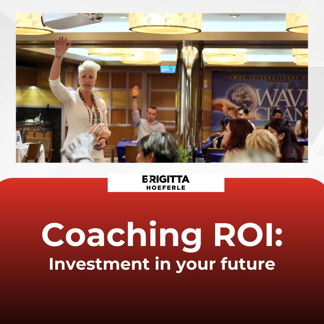 Coaching boosts productivity by up to 86% when paired with training. Investing in growth fuels performance, confidence &amp; clarity. The best investment? Yourself. 

#CoachingWorks #GrowthMindset #BrigittaHoeferle #SuccessPatterns