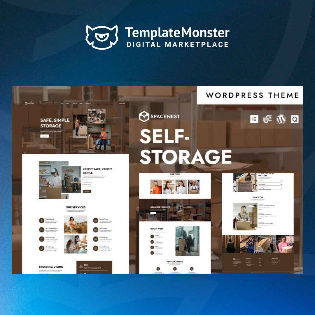 templatemonster's tweet image. Newest #WordPressThemes✨

🔹Stylish designs
🔹Optimized for all devices
🔹Rich functionality

☑️SpaceNest Moving Solutions Theme &amp;gt;&amp;gt; cutt.ly/LrqnY2q8