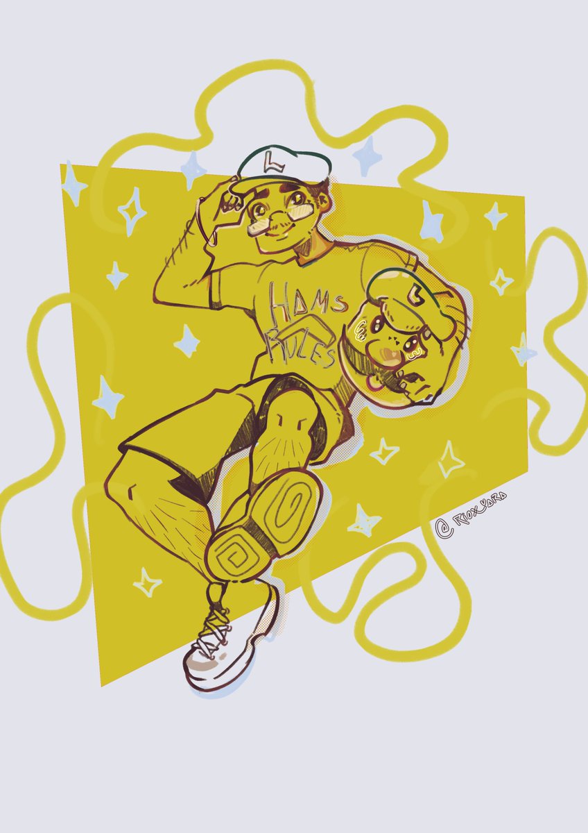 Riox_Yara's tweet photo. YOYOYO
New One #fanart with #mariobros inspíration

#videogames  #Nintendo  #characterdesign  #illustration  #artwork #chibijob https://t.co/cyOWBc5f0i