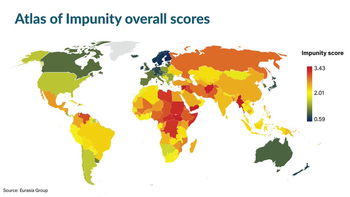 Impunity is the exercise of power without accountability.

While the chief perpetrators are often a country’s most powerful actors, its victims are generally ordinary people.

Launched at <a href="/MunSecConf/">Munich Security Conference</a>, the third edition of the Atlas of Impunity takes a citizen-centric approach.