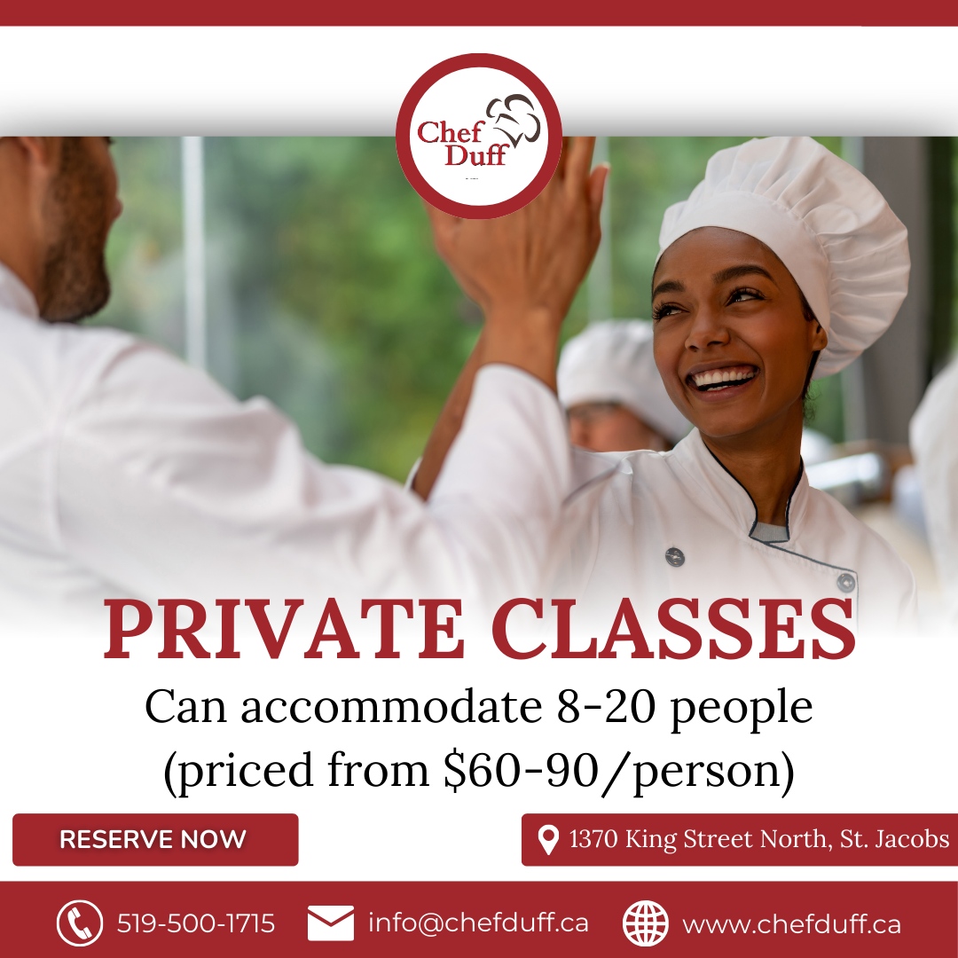 BruceD54151's tweet photo. Host a Private Cooking Class with Chef Duff! 🍳👩‍🍳 Gather a group of 8-20 and enjoy a customized culinary experience. 

Prices range from $60-$90 per person. https://t.co/qRICVFKxEU