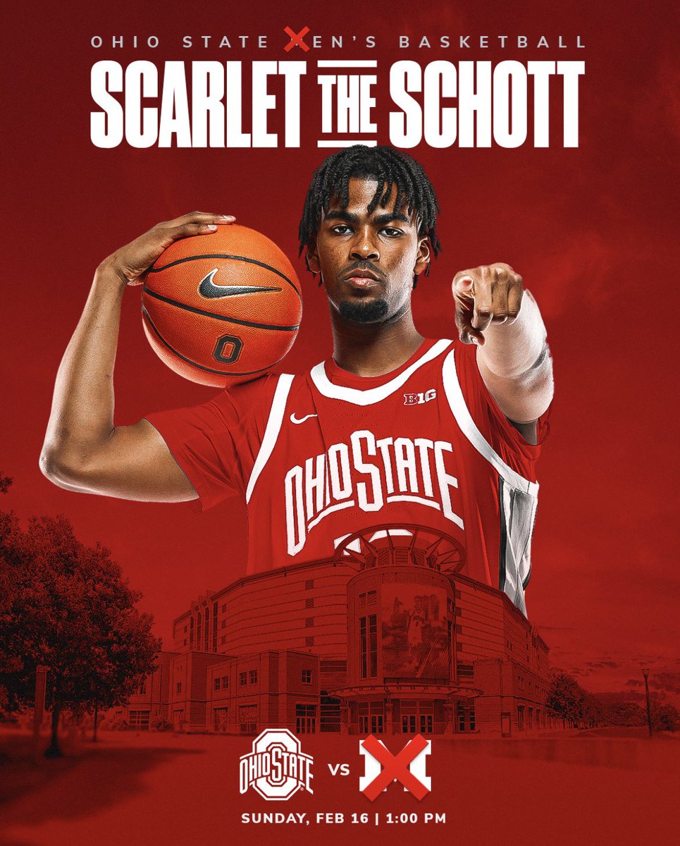 Scarlet ❌ode Activated 🔴🌰

Li❌ited tickets available for our ❌atchup vs. No. 20 ❌ichigan this Sunday. Pack the Schott &amp; wear Scarlet‼️

🎟️ go.osu.edu/MBBSingleGameT…