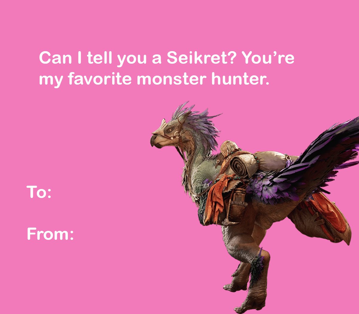 maybe we could be more than just support hunters.

#HappyValentinesDay, hunters!