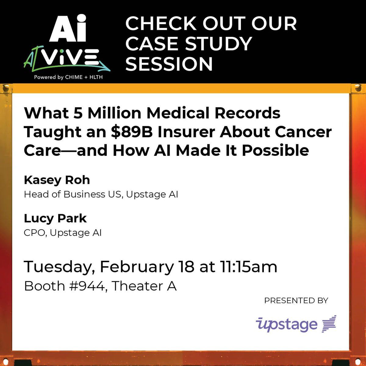 <a href="/upstageai/">Upstage</a> powers all major insurers in Korea—now we’re bringing our expertise to <a href="/theviveevent/">ViVE</a> ! How do insurers turn 5M+ medical records into better policies?
Feb 18 | Don’t miss our session and visit our Meeting Cube #1362. viveevent.com/agenda