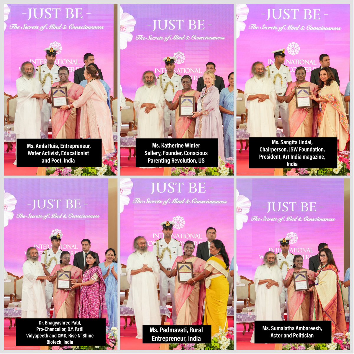 The 10th edition of the International Women’s Conference was inaugurated by H.E. Smt. Droupadi Murmu, the Honorable President of India at Bangalore ashram. She presented awards to several achievers.

<a href="/rashtrapatibhvn/">President of India</a> 
<a href="/VoicesofIWC/">International Women's Conference</a> 

#IWC2025