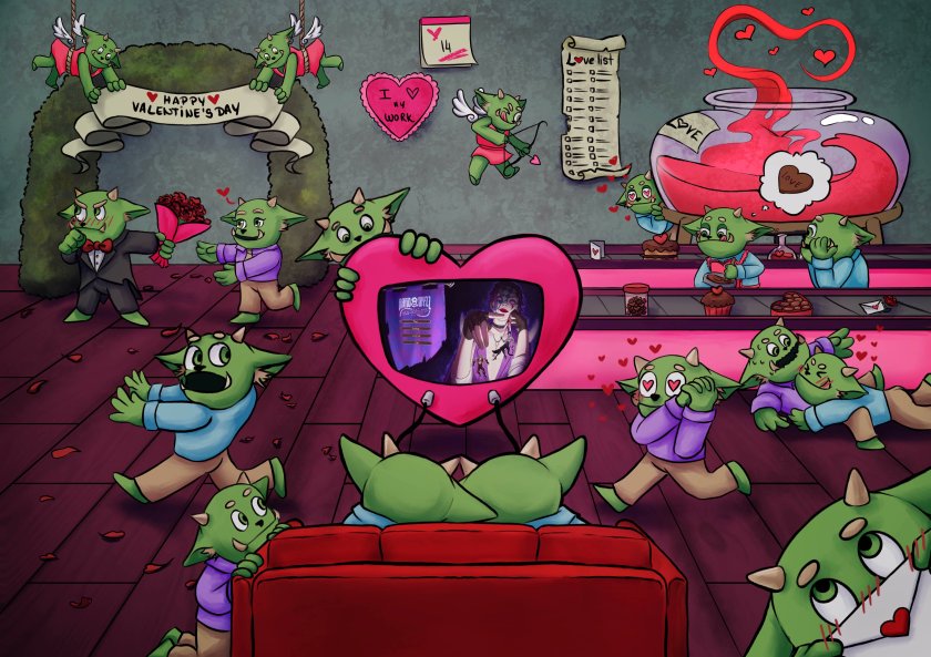 LA REBELIÓN DE LA TENTACIÓN ESTÁ EN EL AIRE 😈💘

Hoy no hay órdenes que valgan... es San Valentín y el único deber real es jugar Aard &amp; Wyzz juntos, porque si hay algo que realmente une es compartir una buena partida. 😏

concept: <a href="/violetaling511/">VioletaLing</a>