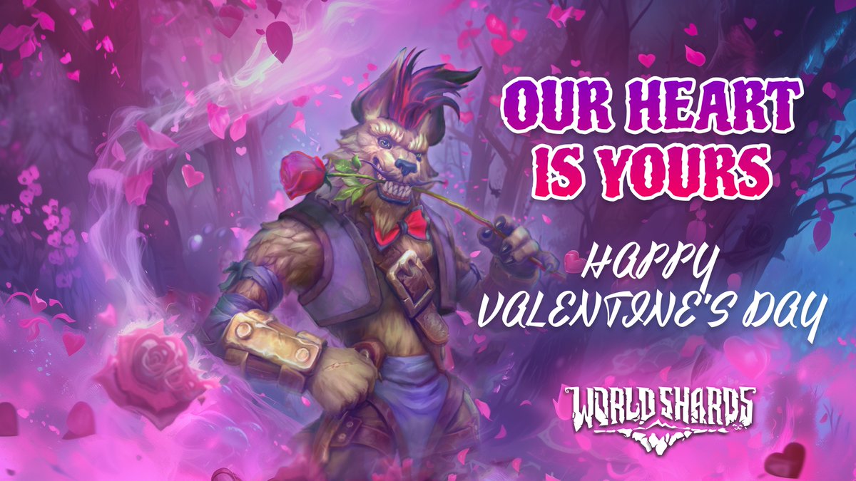 WorldShardsGame's tweet image. Adventurers, every defeated Warg, every opened loot chest, every challenge overcome—through it all, we&apos;ve realized one thing: this is true love 🩷

We may not always agree, but that only makes our bond stronger. And we’re truly grateful to have you with us!

Happy Valentine’s…