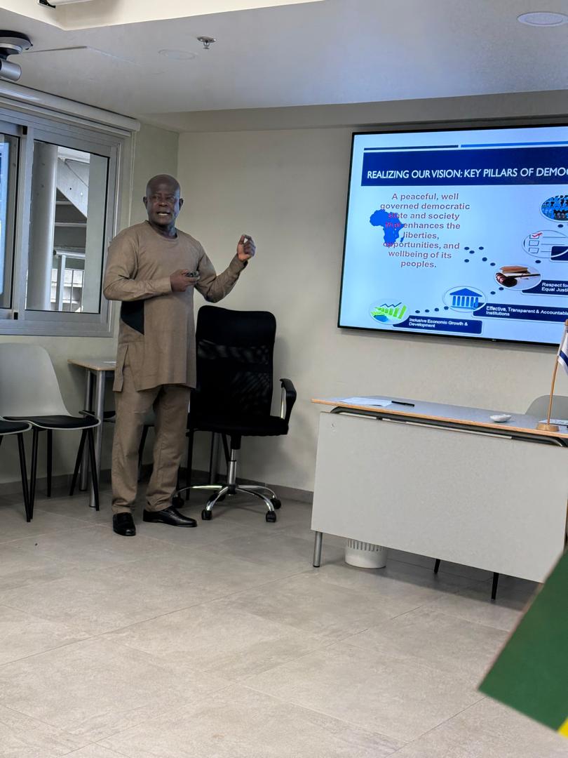 CDD-Ghana (@cddgha) on Twitter photo Paul Nana Kwabena Aborampah Mensah (<a href="/PNK_Mensah/">Paul Aborampah Mensah</a>), Programs Manager for Security Sector Governance and Local & Urban Governance at the Center, is currently in Israel on a short course on Institutional and Community Resilience and Trauma Healing with the <a href="/MASHAVisrael/">MASHAV Israel🎗️</a> Training Paul Nana Kwabena Aborampah Mensah (<a href="/PNK_Mensah/">Paul Aborampah Mensah</a>), Programs Manager for Security Sector Governance and Local & Urban Governance at the Center, is currently in Israel on a short course on Institutional and Community Resilience and Trauma Healing with the <a href="/MASHAVisrael/">MASHAV Israel🎗️</a> Training