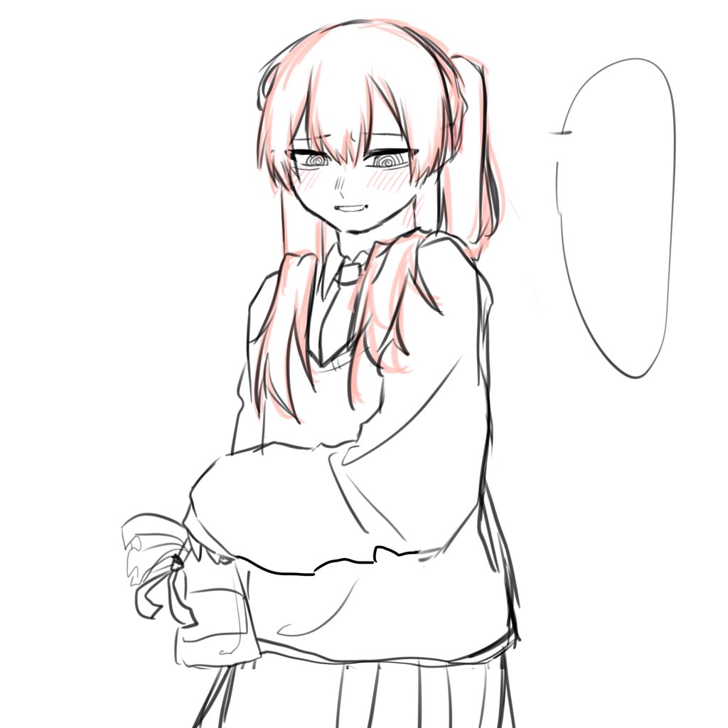 0___Pino's tweet photo. 只野くんちゃんがバレンタインをくれるかもという
謎シチュな落書き https://t.co/zHjBUaoaBw