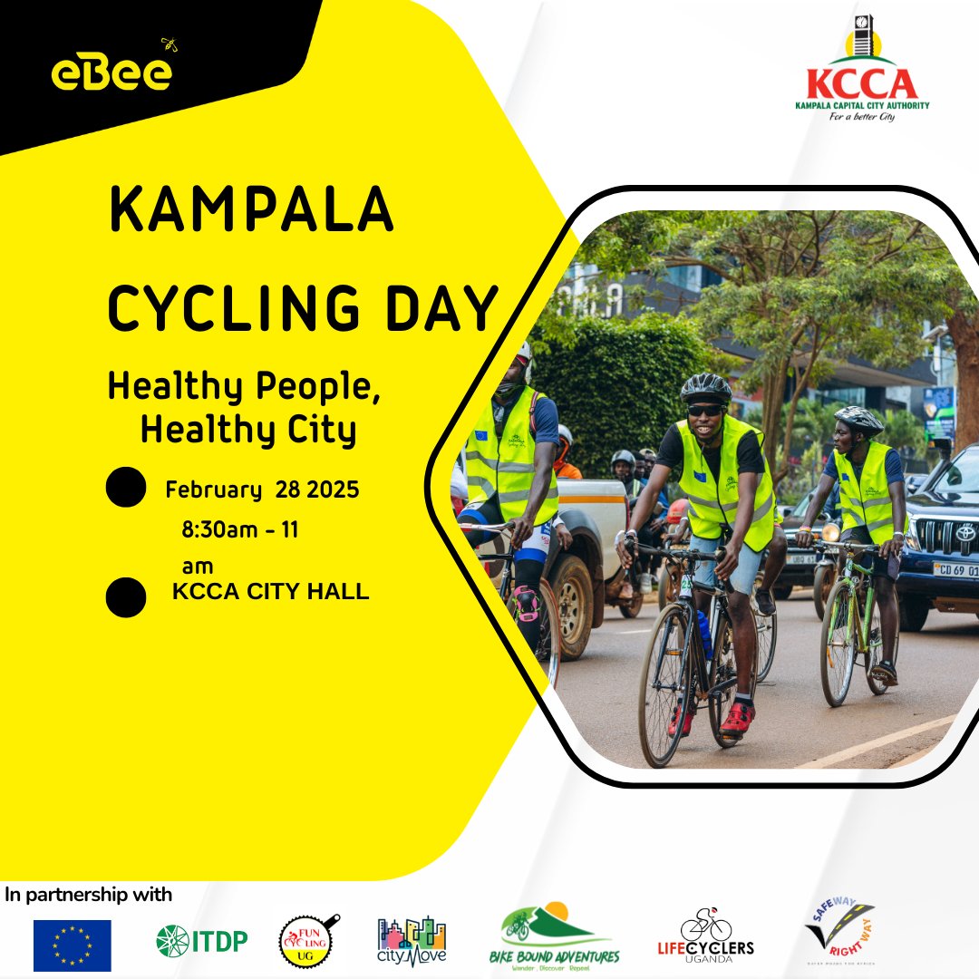swrwug's tweet photo. #RoadUser, we are pleased to report that @swrwug , in partnership with @KCCAUG shall take part in the much anticipated #Kampala_Cycling_Campaign . This campaign is aimed at promoting cycling as a sustainable transportation means and an extra safe guard for #RoadSafety. https://t.co/0wPIYDbzMa