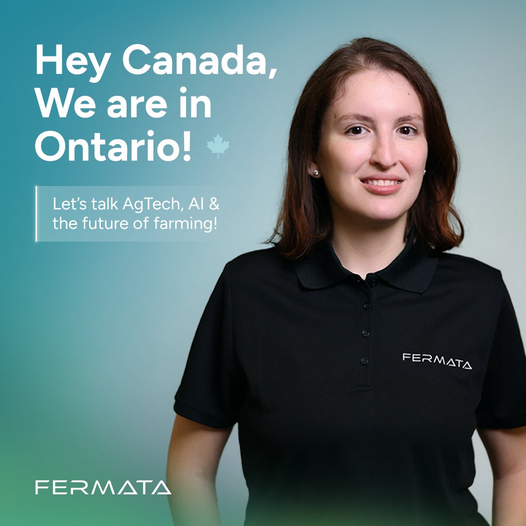 FermataTech's tweet image. Fermata is expanding our presence in Canada! After Croptimus™ winning the Fruit Logistica Innovation Award, our CEO, Valeria Kogan, has travelled to Ontario to meet with growers and partners in the province — joining our growing Canadian team. She is currently in the Leamington…