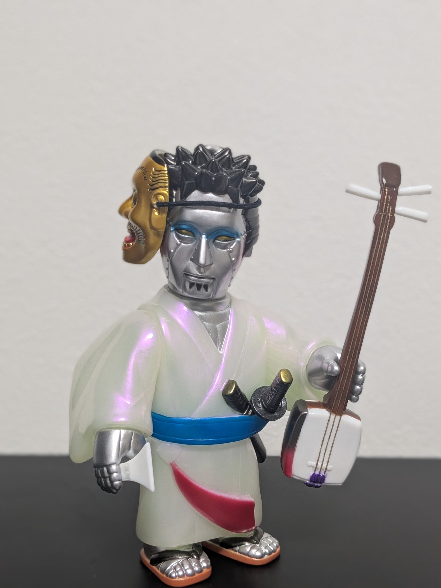 samuraidoll 子連れロボ 一刀斎と青二斎 サムライドール お面付き