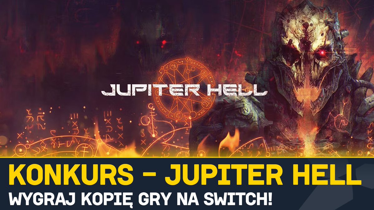 📢#KONKURS — do wygrania trzy kopie polskiego hitu Jupiter Hill na konsolę Nintendo Switch! 👇🏻

Odpowiedzcie na pytanie: Na jakiej innej planecie widzielibyście akcję gry Jupiter Hell i dlaczego? 🤔 

Użyjcie tagu #GOJupiterHell 🥰 

Czekamy do 20 lutego! MEMESY DOZWOLONE.😎