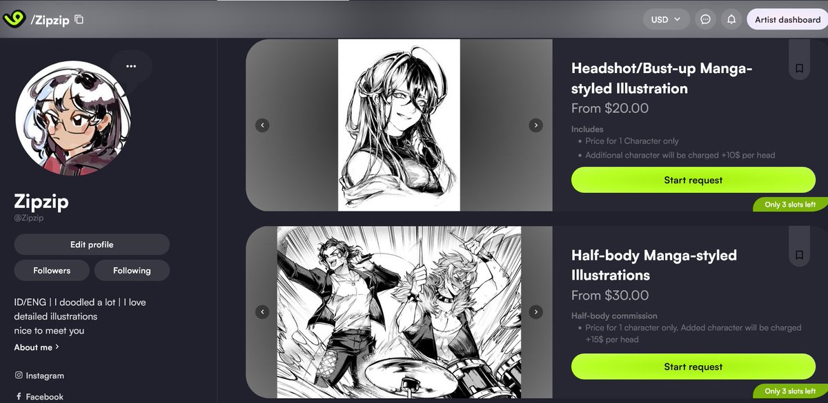potatobrush's tweet image. [Available for commission]
I&apos;m reopening my vgen again, now with starting price.. ;_;
I&apos;m open for manga/black and white styled commission, you can dm me on twitter, vgen or discord!
  #vgen #vgencommission #manga #Commission #commissionopen