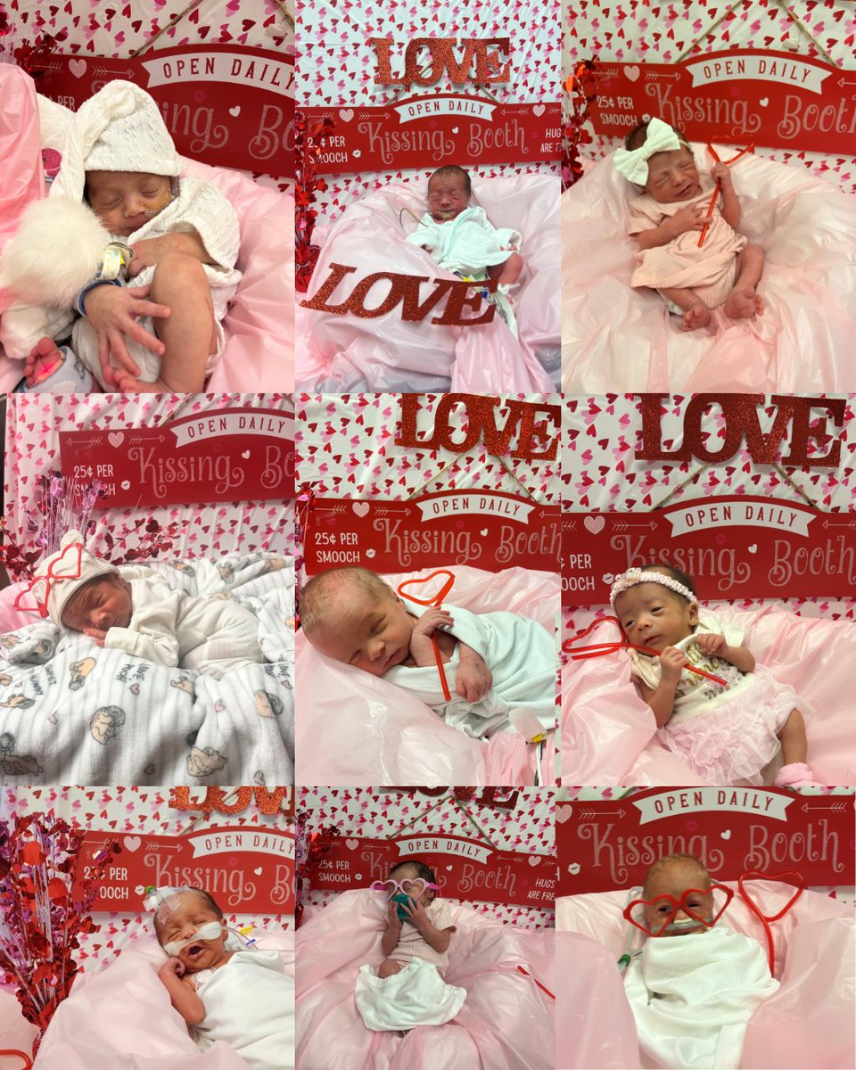 Happy Valentine’s Day from our little love bugs at Lovelace Women’s Hospital’s Neonatal Intensive Care Unit (NICU)!
We wish you all a day of hugs and kisses with your family and friends! 💘