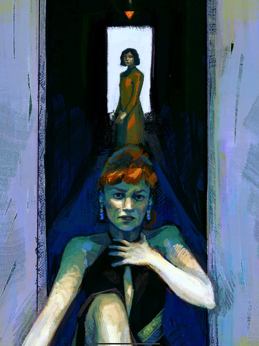 and what if I said she’s down below? (severance)