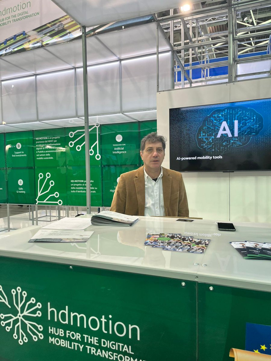FBK_research's tweet photo. L'unità @MODIS_Unit del Centro Digital Society FBK ha partecipato ad @AeTfiera Torino 2025 – Automation &amp; Testing, la fiera dedicata alle soluzioni tecnologiche, all’innovazione, all’affidabilità e alle competenze 4.0 - 5.0, con il progetto HD-MOTION, di cui FBK è partner https://t.co/xKE9F5EftT