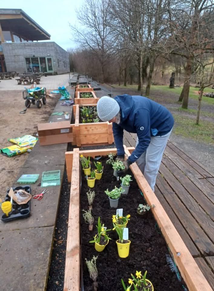Just took over an hour to plant up the new VC planters this morning ready for the weekend visitors. Maybe spring is just around the corner after all!