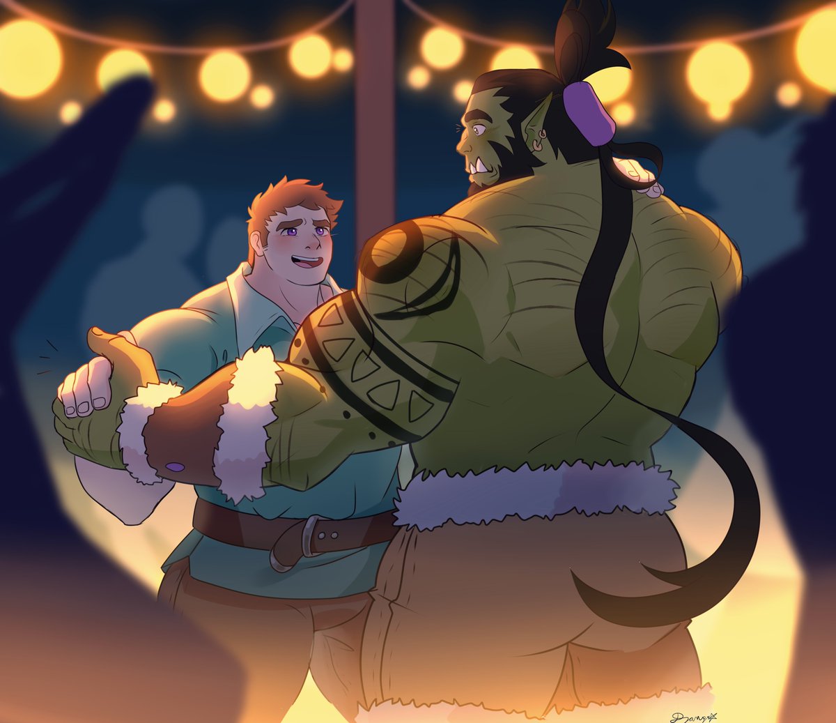 djangotheasteri's tweet photo. happy valentine's day everyone! #ocs #baraoc #orc #gaycharacters https://t.co/QLP00rlH3I