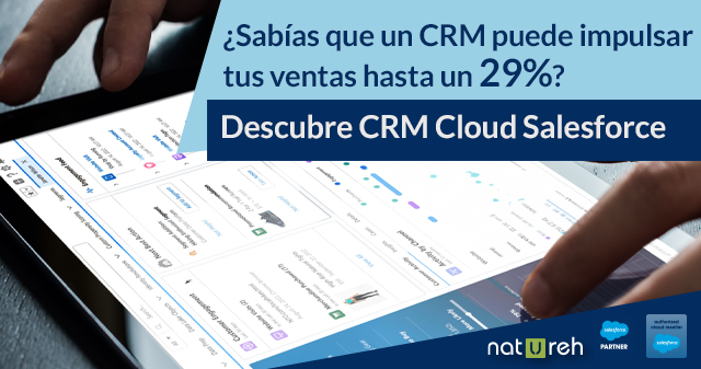 📢 ¿Sabías que un #CRM puede aumentar tus ventas hasta un 29%?
🤖 Automatiza procesos, fideliza clientes y domina tu mercado.
🎯 Descubre cómo #CRMCloudSalesforce puede transformar tu gestión comercial.
👉 bit.ly/3ywT3xq
📞 +34 919 330 944
📩 info@natureh.com