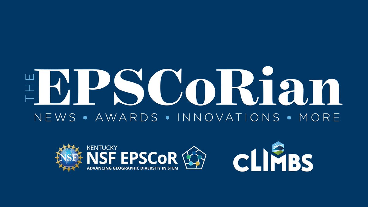 Keep up with KY NSF EPSCoR news, innovations, awards, and CLIMBS-related articles from our partners by signing up for The EPSCoRian - our free e-newsletter. 

You can check out the fresh edition here: lnkd.in/eYKVgsKU

And subscribe here: lnkd.in/exAv7SD5