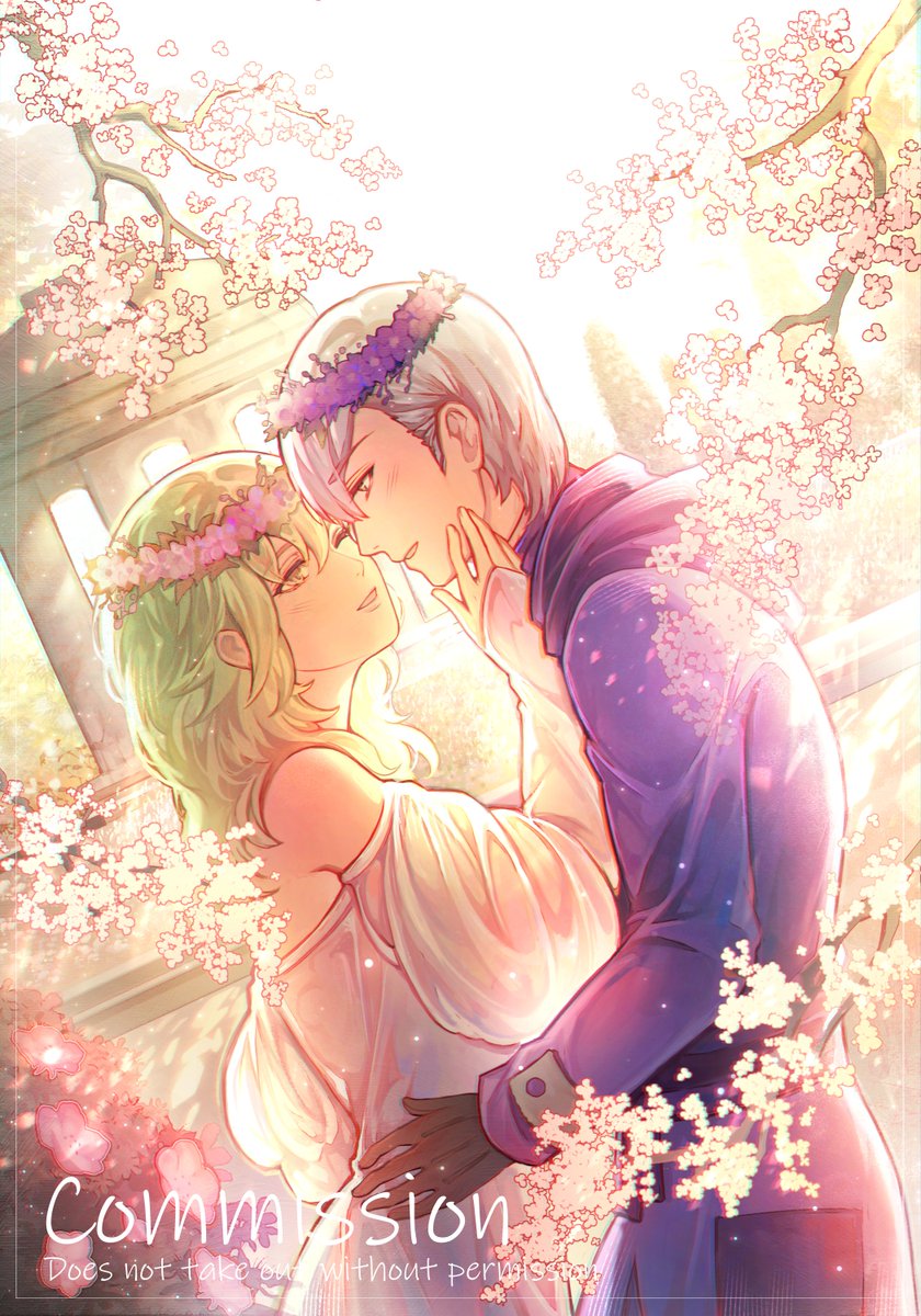 cainlawiet2's tweet image. Vgen commission for chocomd. Happy Valentines *▽*
#VGenComm #Asheleth #FE3H #アシュレス