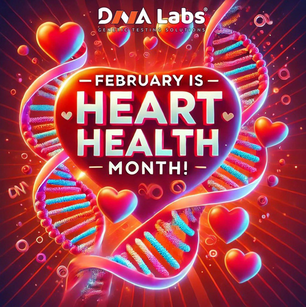 Happy Valentine’s Day! February is Heart Health Month! MatchMyMeds™ report provides insights on 130 drug compounds, including those for cardiovascular health. LoveMyHealth®PRO offers key insights into your heart health and overall well-being. Visit
dnalabs.ca