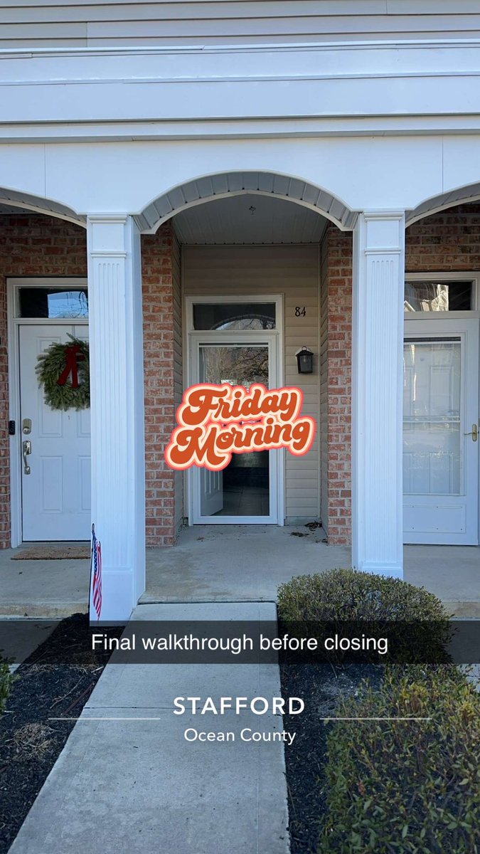 njrealtorruben's tweet image. #finalwalkthrough #closingday
