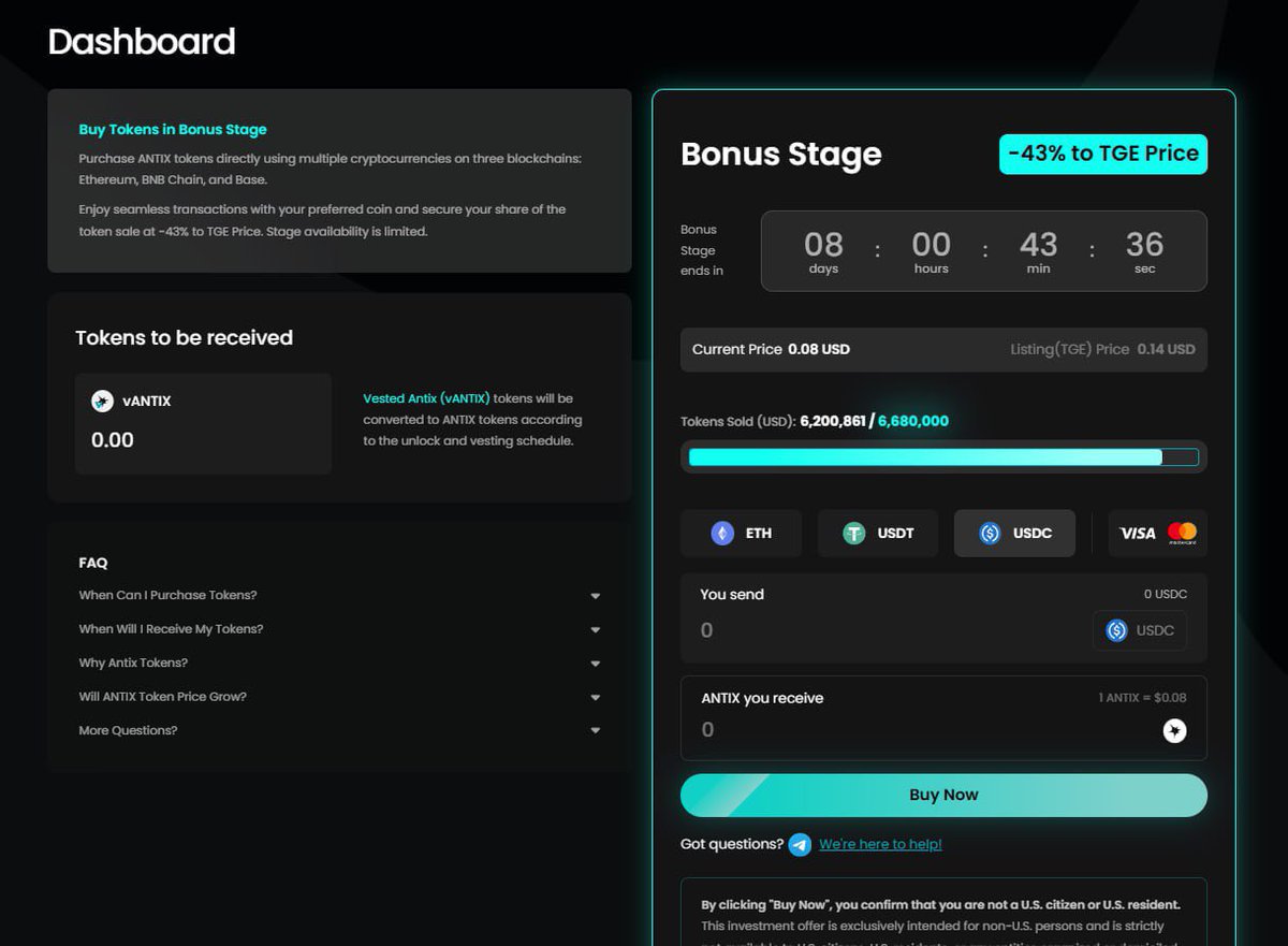 Finding AI gems is my superpower cause...

I just bought into the $ANTIX pre-sale with <a href="/antix_in/">Antix.in</a>.

Antix is backed by 10+ years of experience and their AI Digital Humans are a game-changer.

Imagine running an irl business with an NFT-certified avatar. It’s already here with