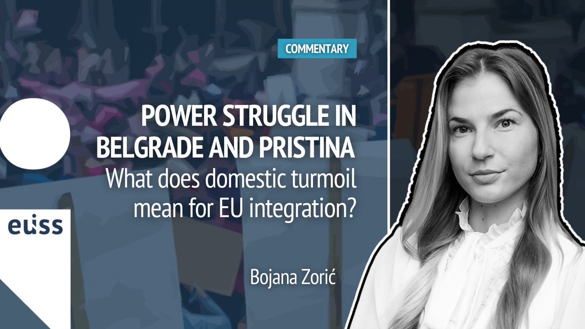 EU Institute for Security Studies (@eu_iss) on Twitter photo Tensions rising in #WesternBalkans
Mass protests shake #Serbia, while #Kosovo faces political deadlock. With both sides in turmoil, the Belgrade-Pristina dialogue is at a standstill warns <a href="/BojanaZori2/">Bojana Zorić</a>. What does it mean for the EU?
📌Read: iss.europa.eu/publications/c… Tensions rising in #WesternBalkans
Mass protests shake #Serbia, while #Kosovo faces political deadlock. With both sides in turmoil, the Belgrade-Pristina dialogue is at a standstill warns <a href="/BojanaZori2/">Bojana Zorić</a>. What does it mean for the EU?
📌Read: iss.europa.eu/publications/c…