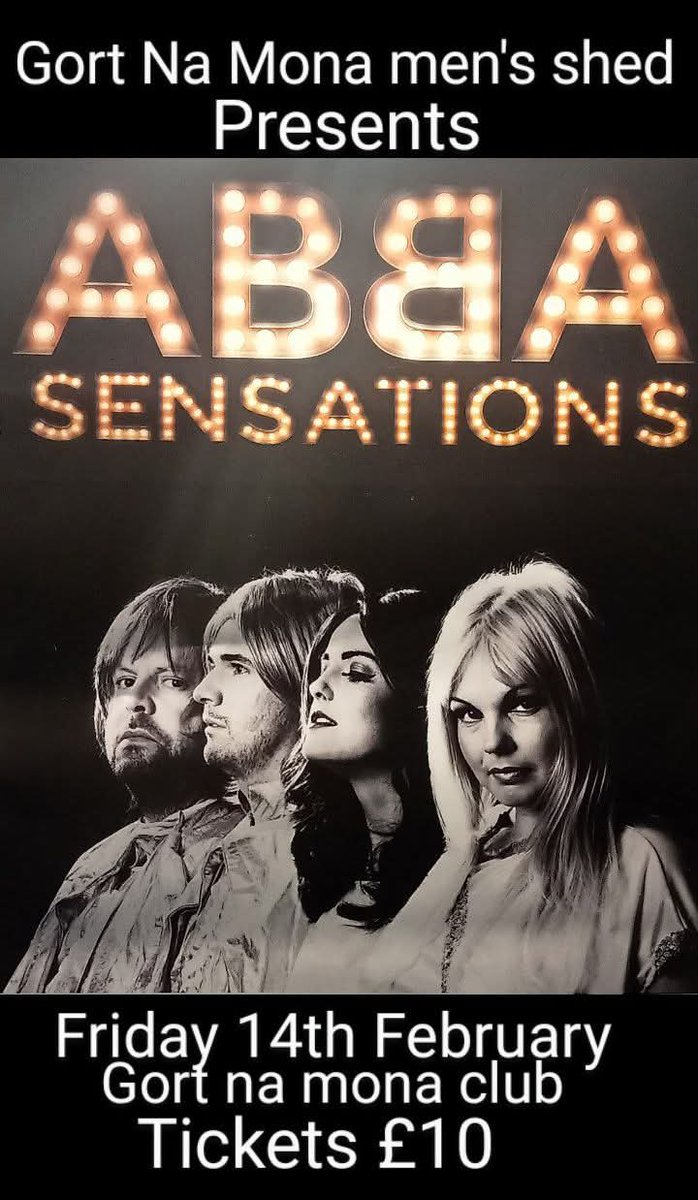 _SUL79's tweet image. One night only @GortnaMonaCLG great night tonight for music, drink and a dance.
#GortnaMonaManShed presents;