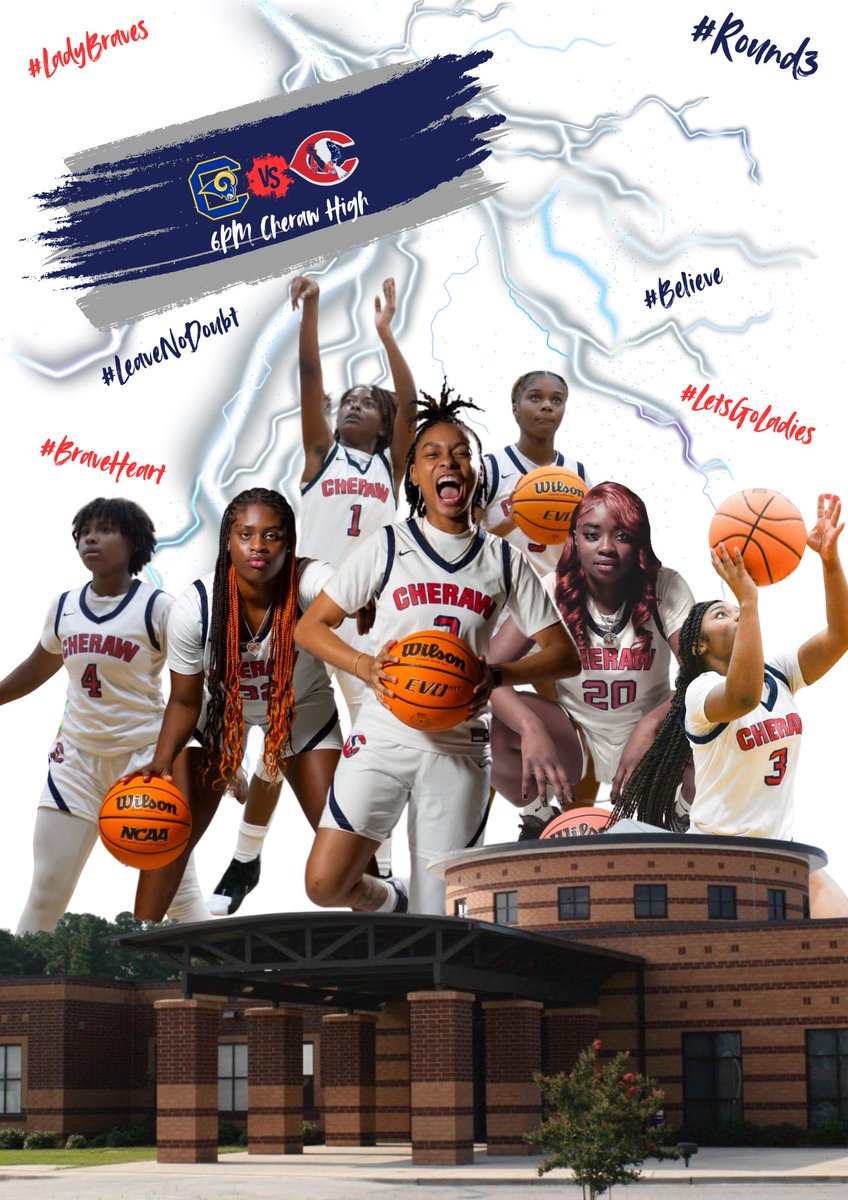 Good luck to Coach Chaplin and our Lady Braves tonight as they battle for the opportunity to host a home playoff game!