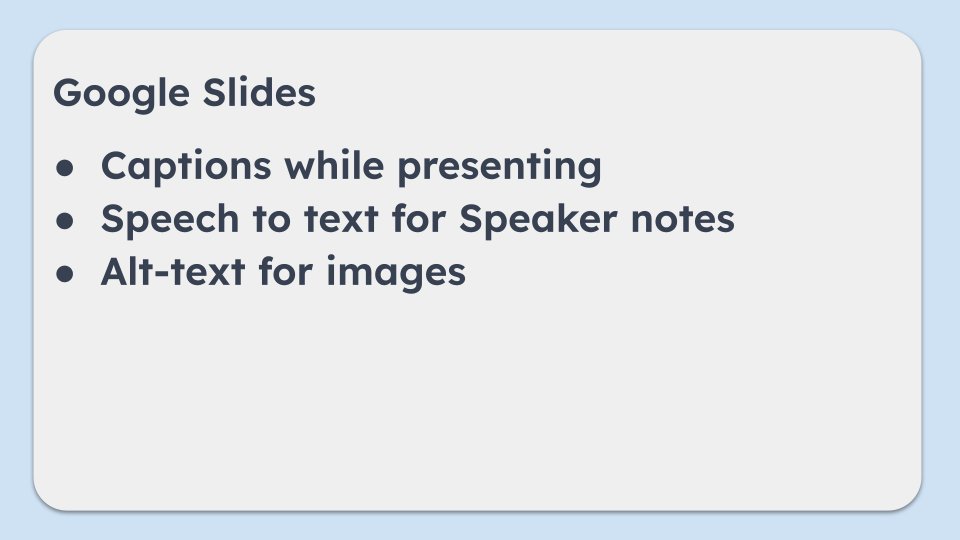 👀This past Wed I led a PD about #accessibility in #Edtech. I ran a survey beforehand, and most of the staff knew and used #google and <a href="/canva/">Canva</a> so that was the focus.
I ⏺️ a 5 min 🌠 vid of the main #google things I shared. 🤓💙
loom.com/share/40ed11cd…

#amplifyingaccessibility