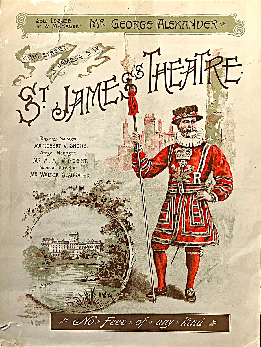 120 years ago on Valentine’s Day, The Importance of Being Earnest opened at St James' Theatre for its first ever performance💓