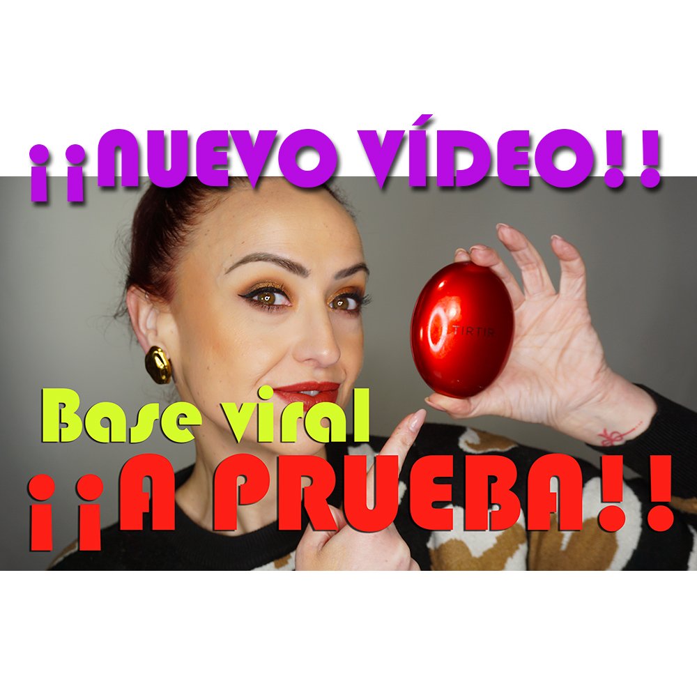 🧐🧐 ¡¡NUEVO VÍDEOOO!! 🧐🧐
Poniendo ¡¡A PRUEBA!! la base coreana viral "Mask Fit Red Cushion" de la marca TirTir!!
¿Qué tal me habrá funcionado? youtu.be/YkOh8cRc2qw