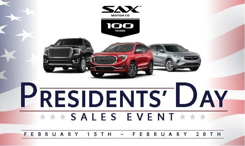 SaxMotorCo's tweet photo. Sax Motor Co. President's Day Pre-Owned Sales Event! https://t.co/mpMummskdG via @YouTube https://t.co/o3STvM77uH