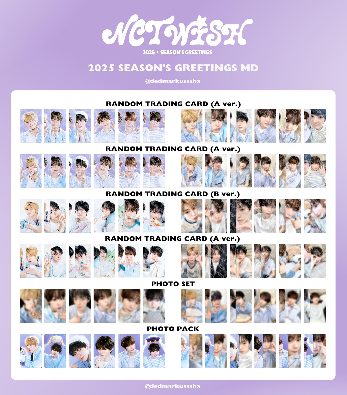NCT 失せ WISH seasons greeting 2025 シーグリ リョウ