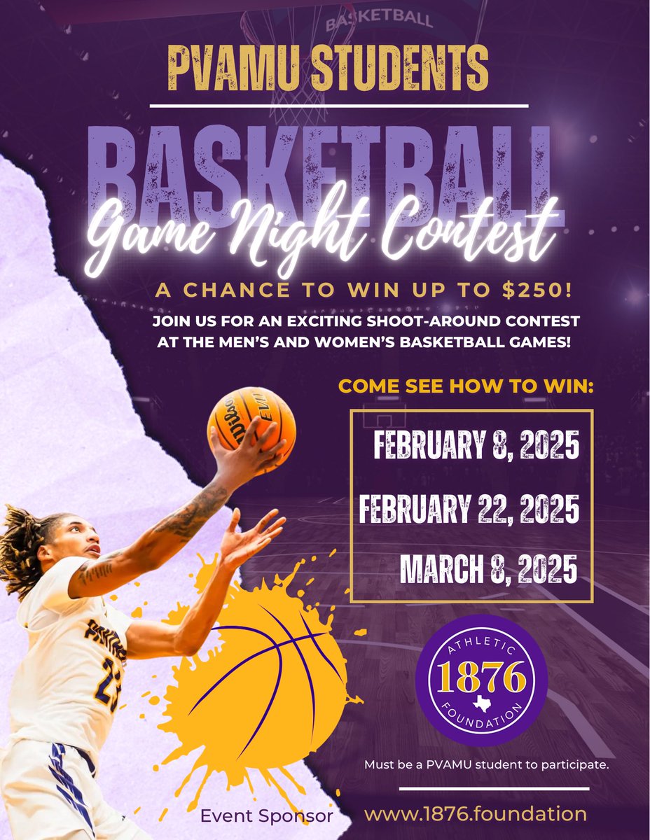 1876AF's tweet photo. Students don’t miss out on the next chance to WIN UP TO $250!! Join us at the upcoming women and men basketball games and show off your shooting skills! If you SCORE BIG you WIN BIG!! https://t.co/QIP3ziKAr3