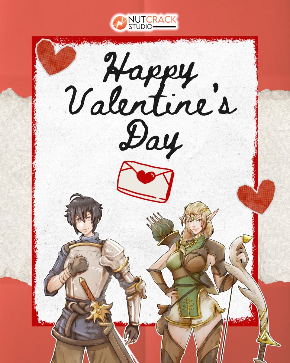 Nutcrack_Studio's tweet photo. Happy Valentine’s Day! 💘✨ Love is like a game—selalu worth it buat diperjuangkan! 🎮💕 Siapa nih yang jadi player 2 kamu hari ini? Atau masih solo grinding? 👀🔥 #ValentinesDay #GamingLove #NutcrackStudio
#indiedev
#localgame
#retrogame https://t.co/l5QRQJw7kg