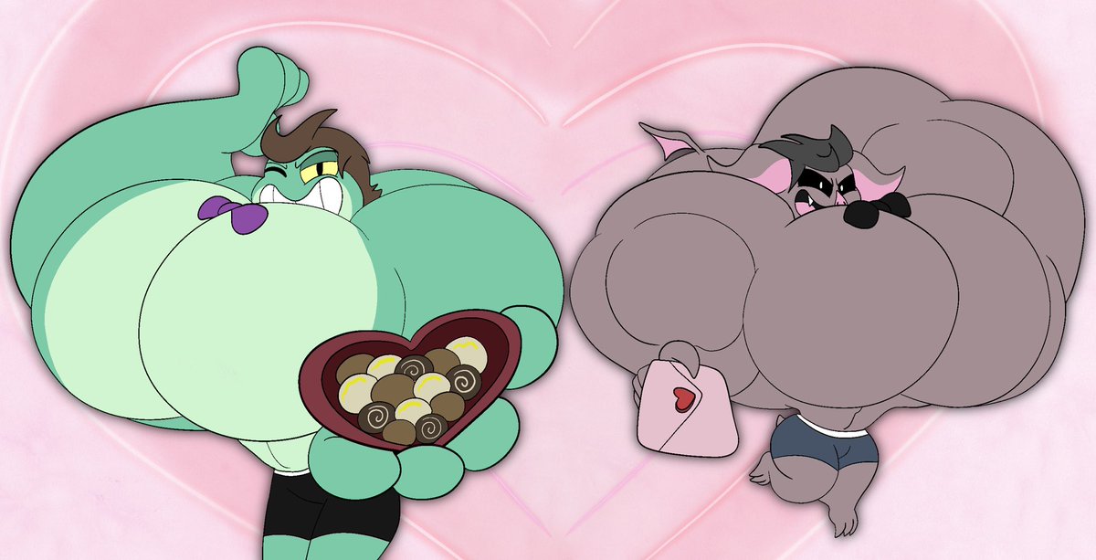 Happy Valentine’s Day! ❤️
Did a sequel to a previous pic with Kiki and Sierra. Now we know who were the lucky gals to get gifts from Vlad and Remy all that while ago~