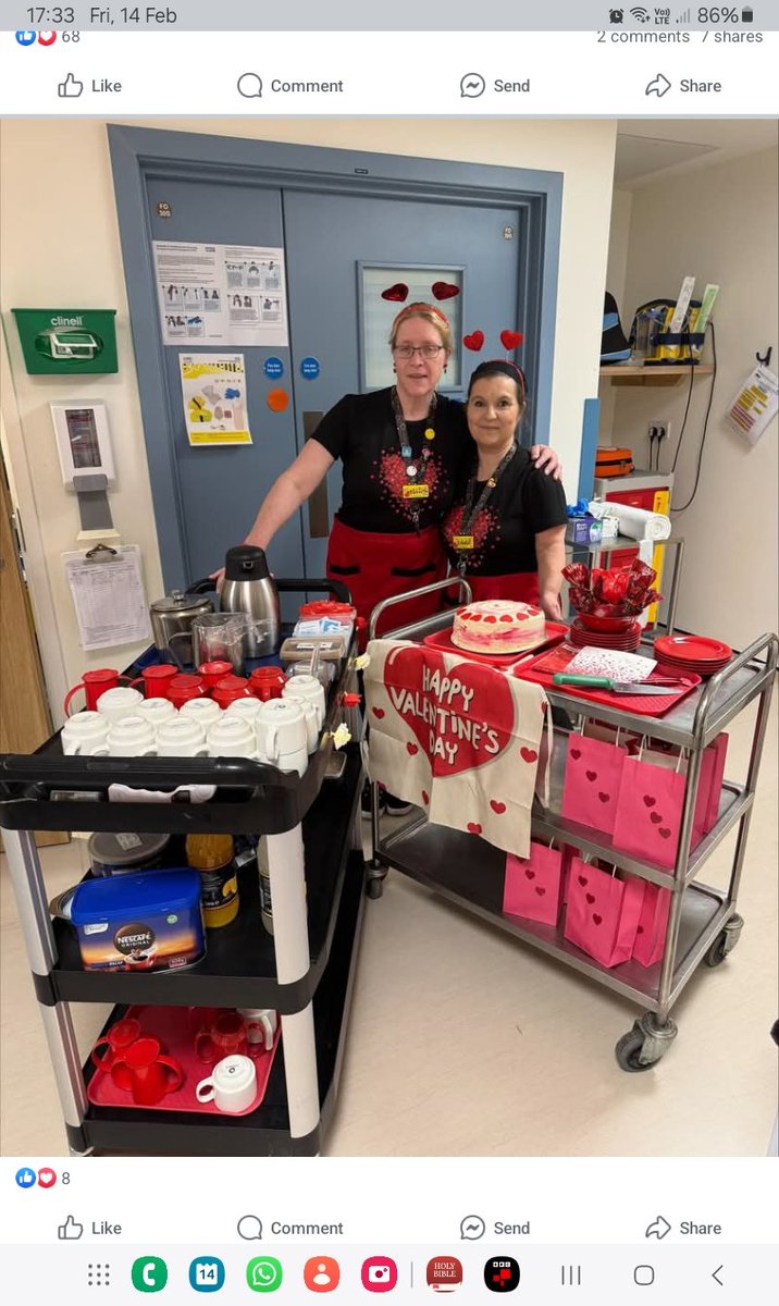 Well Done to the Stroud EMF team for bringing a little extra love to the ward today
