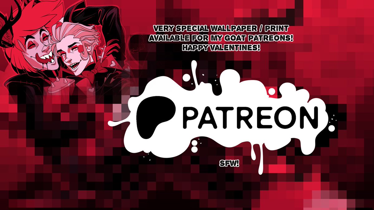 RedRamsTooth's tweet image. GOAT tier also gets access to art that will never be posted anywhere else! (And possible animations in the future! Just figuring out logistics.)