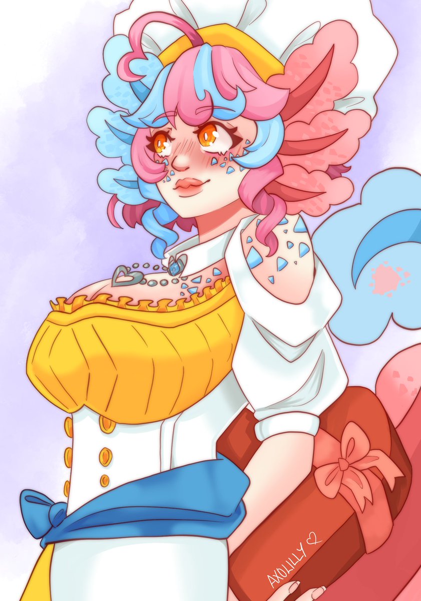 Axolilly's tweet image. 💙 Happy Valentines Day! 🩷

Do you accept? 

#LillyDraws #LillyLotl