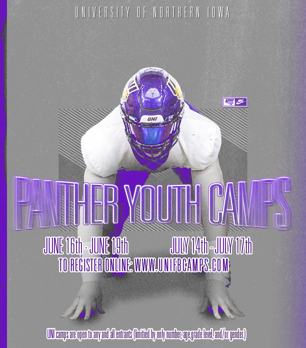 Registration is now OPEN for our FOOTBALL CAMPS!

For more information and to register, go to unifbcamps.com!

#EverLoyal | #1UNI