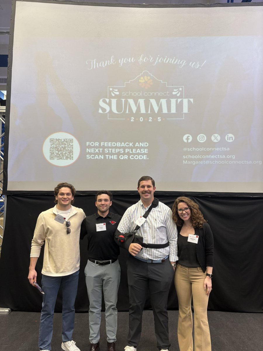 MissDrake_SC's tweet image. Last week I had the honor of speaking at the 1st @schoolconnectsa summit along side @UIWFootball players about our free after school football program. Forever grateful to the UIW Football mentors that enrich the lives of my students.
@Cambridge_AH @BasharaDana @CoachCav10