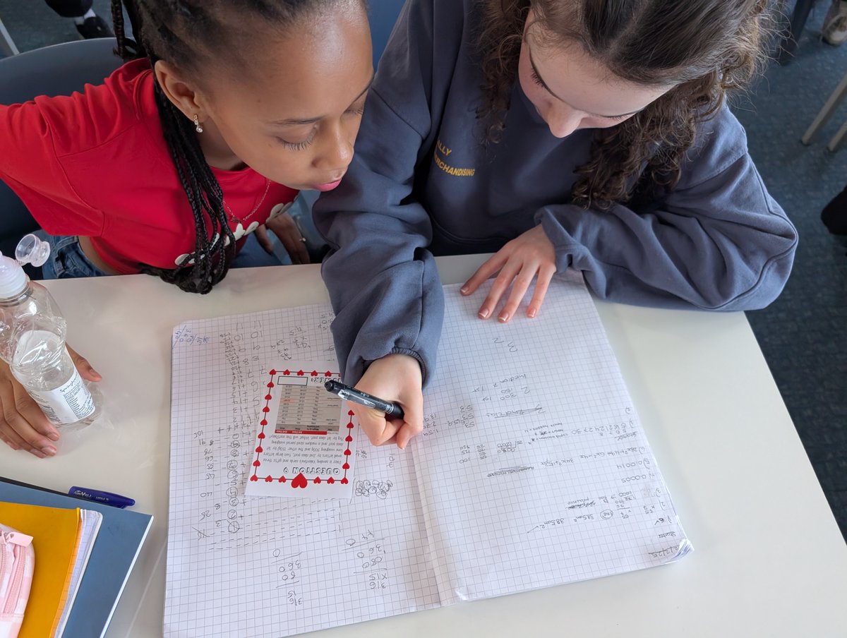 #CCSGYear8 and #CCSBYear8 got in the Valentines mood with Maths related puzzles and problems today!  #CCCollaboration and #CCChallenge were seen in abundance!