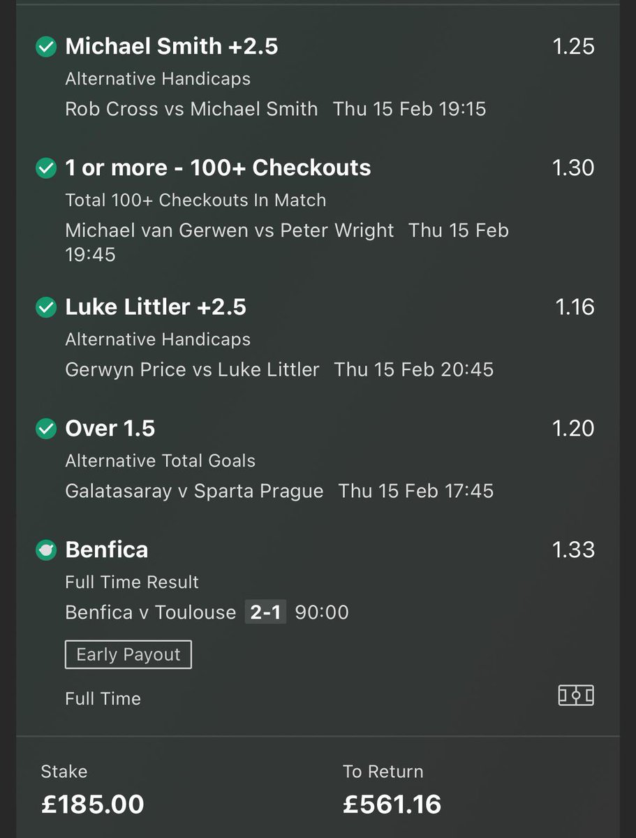 Killerboybets's tweet image. Valentine Giveaway 🎁💝

Enter for a chance to win 10 days of FREE VIP:

- Like this tweet ❤️
- Follow me 🙋‍♂️

Winner will be DM&apos;d tomorrow at 12 PM. 

Let&apos;s start making money! 🔥

#ValentinesDay #Giveaway #VIP #BettingTips #MakeMoney #football #darts